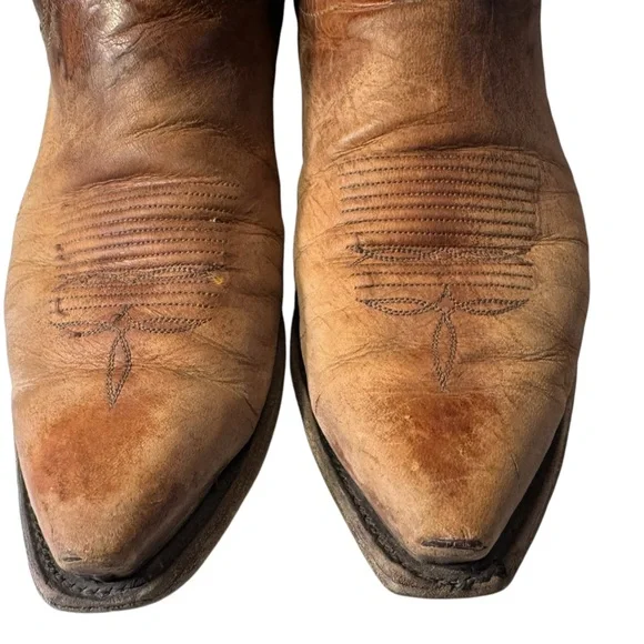 Vintage Lucchese N1547.54 Crayton Mad Dog Snip Toe Men’s 10 EE Cowboy Boots - Picture 8 of 16